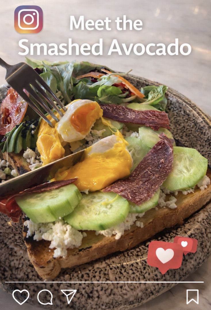 MEET THE SMASHED AVOCADO