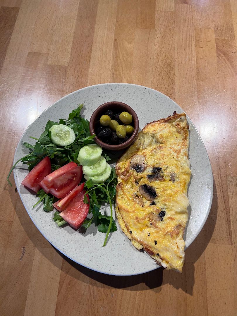 MANTARLI KAŞARLI OMLET