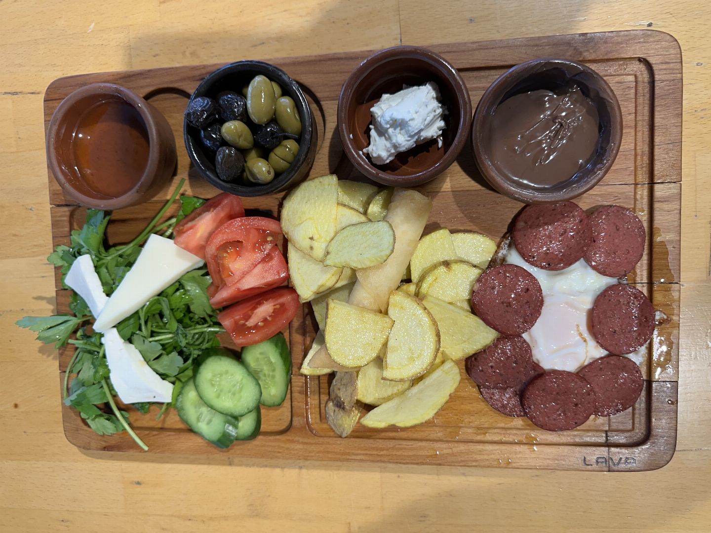 GRECKA SICAK KAHVALTI (1 KİŞİLİK)