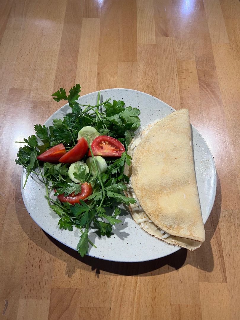 KAŞAR PEYNİRLİ - MANTARLI KREP